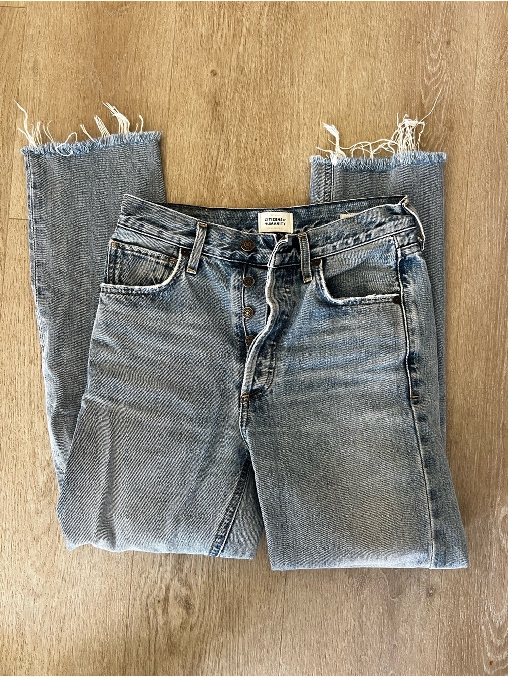 Charlotte High Rise Straight Jeans